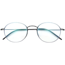 Carica l&#39;immagine nel visualizzatore di Gallery, Alta qualità Danimarca Design del marchio Occhiali miopia Occhiali da vista Montatura da uomo Ultraleggera senza viti Rotonda Filo d&#39;oro Montatura in titanio puro
