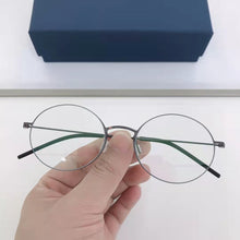 Load image into Gallery viewer, High Quatity Denmark Brand Designer Glasses Frame Pure Titanium Round Eyewear Eyeglasses Men Woman Prescription Optical Lenses