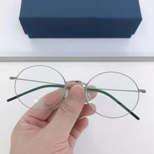 Load image into Gallery viewer, High Quatity Denmark Brand Designer Glasses Frame Pure Titanium Round Eyewear Eyeglasses Men Woman Prescription Optical Lenses