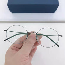 Load image into Gallery viewer, High Quatity Denmark Brand Designer Glassesds Pure Titanium Round Eyeglasses Men Woman Prescription Optical Frame 5501
