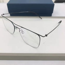 Load image into Gallery viewer, High Quatity Denmark Brand Eyeglasses Myopia Glasses Frame Men&#39;s Screwless Ultralight Double Beam Pure Titanium Square Eyewear
