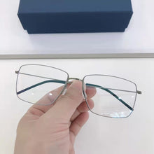 Load image into Gallery viewer, High Quatity Denmark Brand Myopia Pure Titanium Screwless design Glasses Frame Men&#39;s Ultralight Square frame