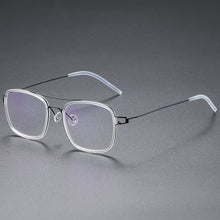 Load image into Gallery viewer, High Quatity Denmark Brand Square Lightweight Pure Titanium Myopia Glasses Frame Men&#39;s Woman Screwless Ultralight Optical Lense