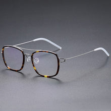 Load image into Gallery viewer, High Quatity Denmark Brand Square Lightweight Pure Titanium Myopia Glasses Frame Men&#39;s Woman Screwless Ultralight Optical Lense