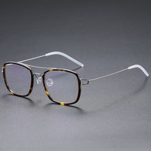 Load image into Gallery viewer, High Quatity Denmark Brand Square Lightweight Pure Titanium Myopia Glasses Frame Men&#39;s Woman Screwless Ultralight Optical Lense