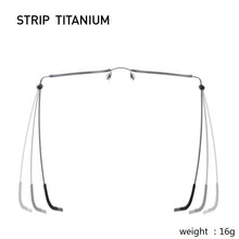 Load image into Gallery viewer, High Quatity Denmark Brand Super Light Pure Titanium Myopia Retro Round Glasses Frame Men&#39;s Screwless Ultralight Optical Lenses