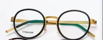 High Quatity Denmark Brand Super Light Pure Titanium Myopia Retro Round Glasses Frame Men's Screwless Ultralight Optical Lenses