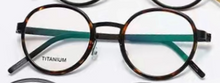 Load image into Gallery viewer, High Quatity Denmark Brand Super Light Pure Titanium Myopia Retro Round Glasses Frame Men&#39;s Screwless Ultralight Optical Lenses