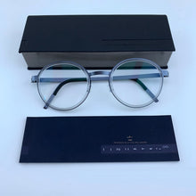 Load image into Gallery viewer, High Quatity Denmark Brand Super Light Pure Titanium Myopia Retro Round Glasses Frame Men&#39;s Screwless Ultralight Optical Lenses