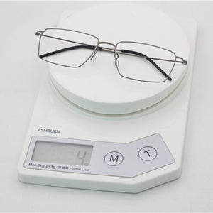 High Quatity Eyewear Denmark Brand Pure Titanium Myopia Square Glasses Frame Men Screwless Eyeglasses Ultralight Optical Lenses