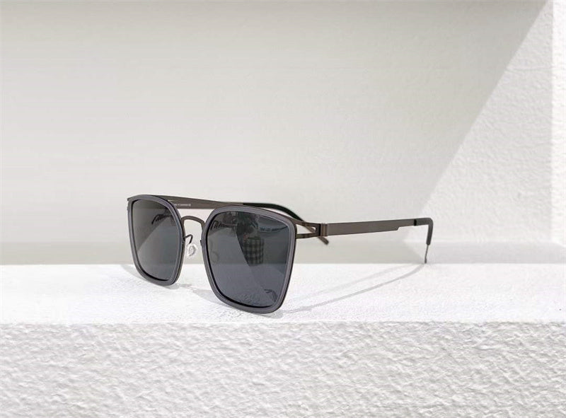 High Quatity Sun Glasses Denmark Brand Square Anti-reflection Ultralight Titanium Sunglasses UV Protection Frame Outdoor Eyewear