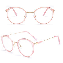 Load image into Gallery viewer, High-end Ultra Lightweight TR90+Stainless Steel Eyeglass Frames Mens Womens Retro Vintage Round Clear Lens Eyeglasses Frame