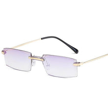 Load image into Gallery viewer, High-grade Coating Frameless Finished Myopia Glasses Women Anti-blue Light Prescription Eyeglasses -1 -1.5 -2 -2.5 -3 -3.5 -4.0