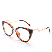 Load image into Gallery viewer, High-quality Cat Eye Anti Blue Light Glasses Women Eyeglasses Frames Ladies Computer Eyewear Vintage Optical Frame