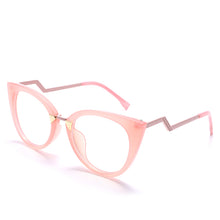 Load image into Gallery viewer, High-quality Cat Eye Anti Blue Light Glasses Women Eyeglasses Frames Ladies Computer Eyewear Vintage Optical Frame