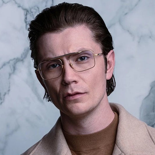 High-quality Jacques Scarpa Square Frame Titanium Metal Prescription Women's Myopia Glasses Men's Retro Japanese Design