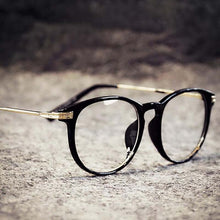Carica l&#39;immagine nel visualizzatore di Gallery, Metal retro big frames glasses Plain mirror glasses for female and male optical frames eyewear myopia