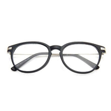Carica l&#39;immagine nel visualizzatore di Gallery, Metal retro big frames glasses Plain mirror glasses for female and male optical frames eyewear myopia