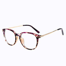 Carica l&#39;immagine nel visualizzatore di Gallery, Metal retro big frames glasses Plain mirror glasses for female and male optical frames eyewear myopia