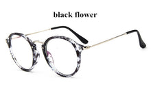 Carica l&#39;immagine nel visualizzatore di Gallery, Women Clear Lens Eyewear Unisex Retro Clear Glasses Oval Frame Metal Temples Eyeglasses oculos de grau femininos