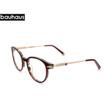 Load image into Gallery viewer, bauhaus shaped round Acetate glasses frame men Retro eyeglasses women myopia reading eyewear Oculos De Grau