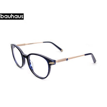 Load image into Gallery viewer, bauhaus shaped round Acetate glasses frame men Retro eyeglasses women myopia reading eyewear Oculos De Grau