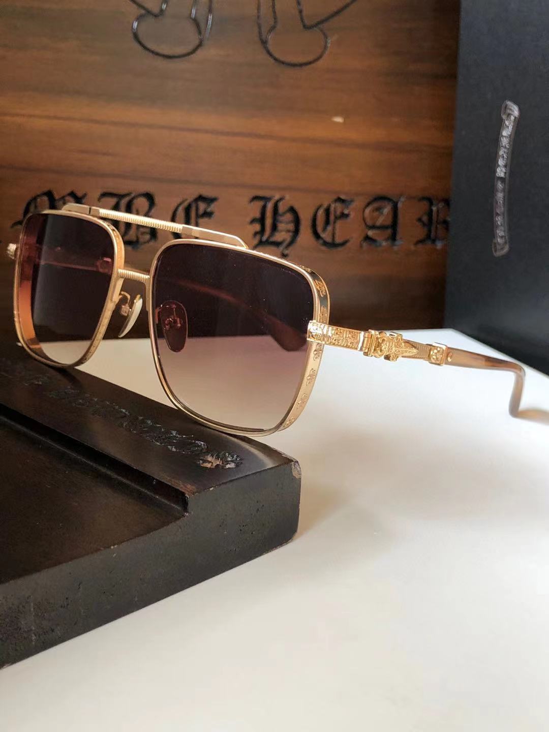 square glasses frame titanium alloy female myopia glasses frame men's retro designer brand sunglasses
