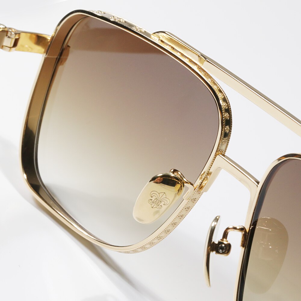 square glasses frame titanium alloy female myopia glasses frame men's retro designer brand sunglasses