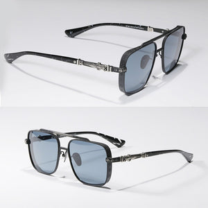 square glasses frame titanium alloy female myopia glasses frame men's retro designer brand sunglasses