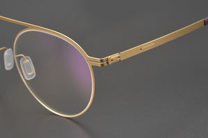 ultralight titanium oval eyeglass frame for men and women Myopia optical prescription reading glasses Gradient lens