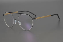 Load image into Gallery viewer, ultralight titanium oval eyeglass frame for men and women Myopia optical prescription reading glasses Gradient lens