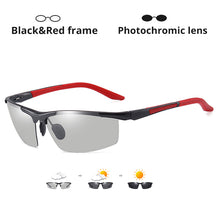 Load image into Gallery viewer, Hight Quality Men Polarized Sunglasses Rimless Square frame Photochromic Brand Design Women Driving Goggles Sun glasses UV400