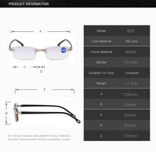 Load image into Gallery viewer, Higodoy 2023  Reading Glasses Anti-blue Light Blue Film Men&#39;s Business Glasses Eye Glasses Frames for Old Men