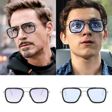 Load image into Gallery viewer, Higodoy Double Brige Vintage Square Men Sunglass Ovesized Sexy  Women Sunglasses  Retro Clear Metal Glasses
