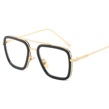 Load image into Gallery viewer, Higodoy Double Brige Vintage Square Men Sunglass Ovesized Sexy  Women Sunglasses  Retro Clear Metal Glasses
