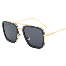 Load image into Gallery viewer, Higodoy Double Brige Vintage Square Men Sunglass Ovesized Sexy  Women Sunglasses  Retro Clear Metal Glasses