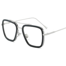 Load image into Gallery viewer, Higodoy Double Brige Vintage Square Men Sunglass Ovesized Sexy  Women Sunglasses  Retro Clear Metal Glasses