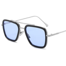 Load image into Gallery viewer, Higodoy Double Brige Vintage Square Men Sunglass Ovesized Sexy  Women Sunglasses  Retro Clear Metal Glasses
