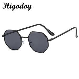 Higodoy Polygon Sunglasses Men Vintage Octagon Metal Sunglasses for Women  Brand Goggle Sun Glasses Ladies Gafas De Sol