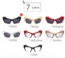 Load image into Gallery viewer, Higodoy Vintage Round Semi-Rimless Unisex Sunglass Women Retro Female Half Frame Cool Ladies Cat Eyes Sunglasses Uv400 Mirror