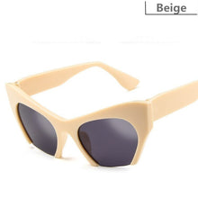 Load image into Gallery viewer, Higodoy Vintage Round Semi-Rimless Unisex Sunglass Women Retro Female Half Frame Cool Ladies Cat Eyes Sunglasses Uv400 Mirror