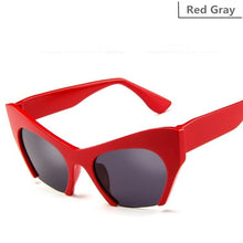 Load image into Gallery viewer, Higodoy Vintage Round Semi-Rimless Unisex Sunglass Women Retro Female Half Frame Cool Ladies Cat Eyes Sunglasses Uv400 Mirror