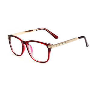 Higodoy Women Retro Myopia Eyeglasses Spectacles Frame Men Square Optical Clear Lens Glasses frame Women Eyewear Oculos