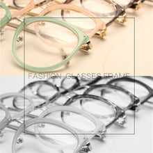 Load image into Gallery viewer, Higodoy metal glasses frame progress retro ladies trend optical glasses transparent lenses men prescription glasses