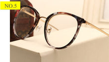 Load image into Gallery viewer, Higodoy metal glasses frame progress retro ladies trend optical glasses transparent lenses men prescription glasses