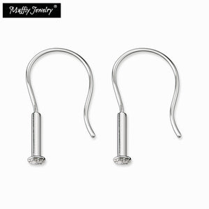 Hinged Hoop Silver Earrings from the Silver,Thomas Style Karma Diy,Good Jewerly For Women,2017 Ts Gift In 925 Sterling Silver