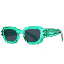 Load image into Gallery viewer, Hip Hop Punk Fsshion Rectangle Sunglases Vintage Brand Desinger Candy Ladies Items Round Jelly Sun Glasses Zonnebril Wrouw