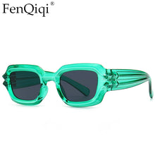 Load image into Gallery viewer, Hip Hop Punk Fsshion Rectangle Sunglases Vintage Brand Desinger Candy Ladies Items Round Jelly Sun Glasses Zonnebril Wrouw