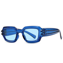 Load image into Gallery viewer, Hip Hop Punk Fsshion Rectangle Sunglases Vintage Brand Desinger Candy Ladies Items Round Jelly Sun Glasses Zonnebril Wrouw