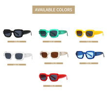 Load image into Gallery viewer, Hip Hop Punk Fsshion Rectangle Sunglases Vintage Brand Desinger Candy Ladies Items Round Jelly Sun Glasses Zonnebril Wrouw